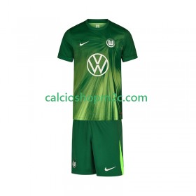 VfL Wolfsburg Bambino Maglia Prima 2025/2026 Manica Corta